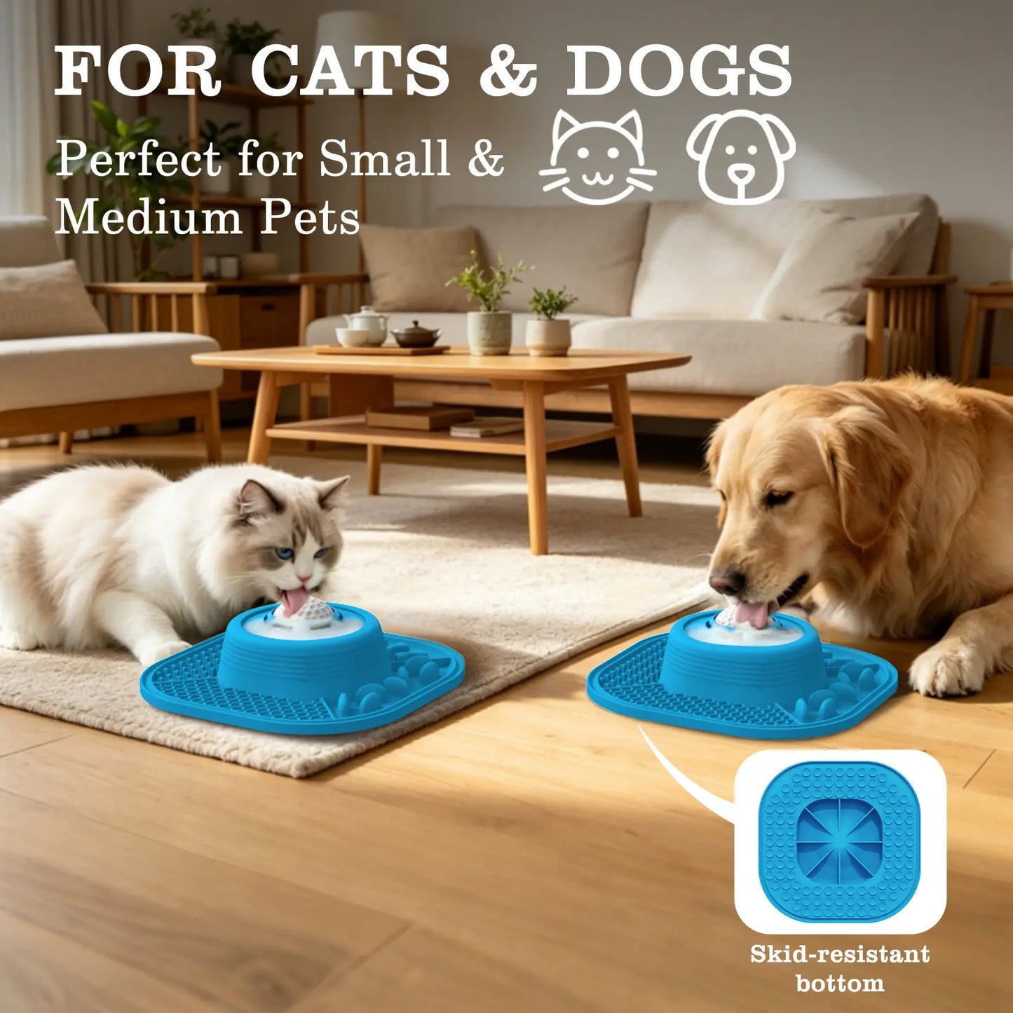 Pawlove Food Slow Feeder Bowl - Anti-Slip Ball-In Design, 3/4 Cup Capacity Neater Feeder for Liquid Treats, Bone Broth, Anxiety Relief Licking Bowl, Dishwasher Safe, Post-Op Feeding Toy for All Dog Breeds | Pet Supplies